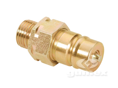 Vsuvka guličková, DN10, vonkajší závit M16x1,5, ľahký rad, tesnenie na kužeľ, 300bar, -25°C/+100°C, oceĺ